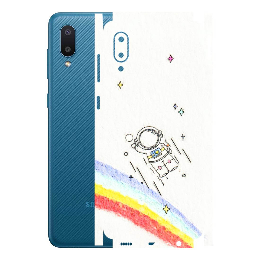 Samsung M/F/Note/Flip and C Phone Skins (All Models) - Milkyway Astronaut - 3D Embossed Finish (L-110) Samsung Galaxy M02