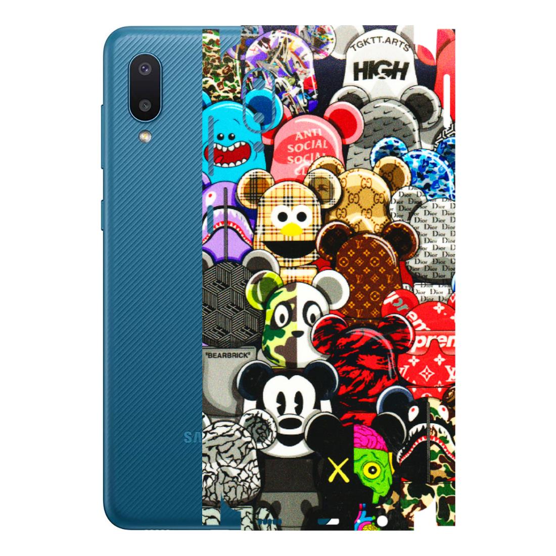 Samsung M/F/Note/Flip and C Phone Skins (All Models) - More Mickey Mouses - 3D Embossed Finish (L-118) Samsung Galaxy M02