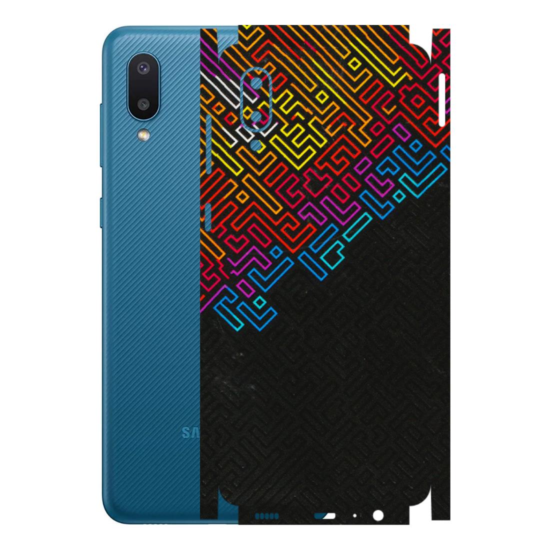 Samsung M/F/Note/Flip and C Phone Skins (All Models) - Dotme Pattern Art - 3D Embossed Finish (L-121) Samsung Galaxy M02
