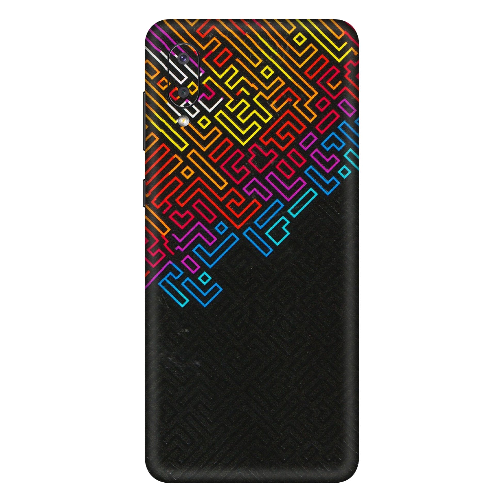Samsung M/F/Note/Flip and C Phone Skins (All Models) - Dotme Pattern Art - 3D Embossed Finish (L-121) Samsung Galaxy M02