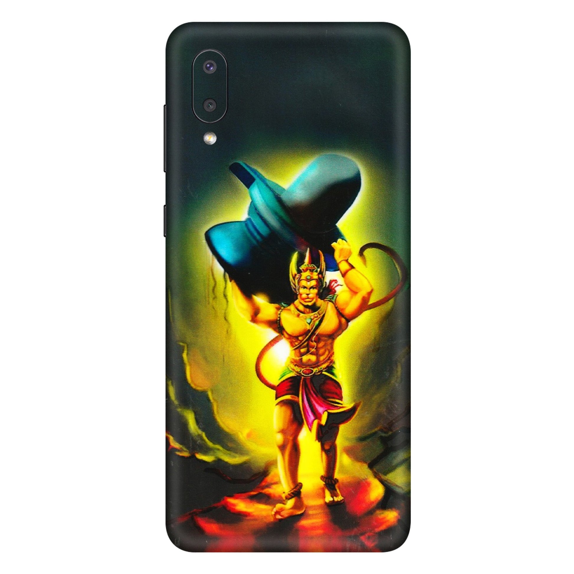 Samsung M/F/Note/Flip and C Phone Skins (All Models) - Hanuman Ji - 3D Embossed Finish (L-128) Samsung Galaxy M02