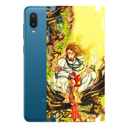 Samsung M/F/Note/Flip and C Phone Skins (All Models) - Lord Hanuman - 3D Embossed Finish (L-152) Samsung Galaxy M02