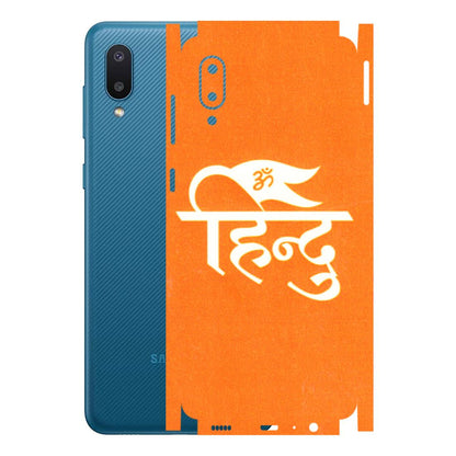Samsung M/F/Note/Flip and C Phone Skins (All Models) - Hindu Kesari - 3D Embossed Finish (L-154) Samsung Galaxy M02