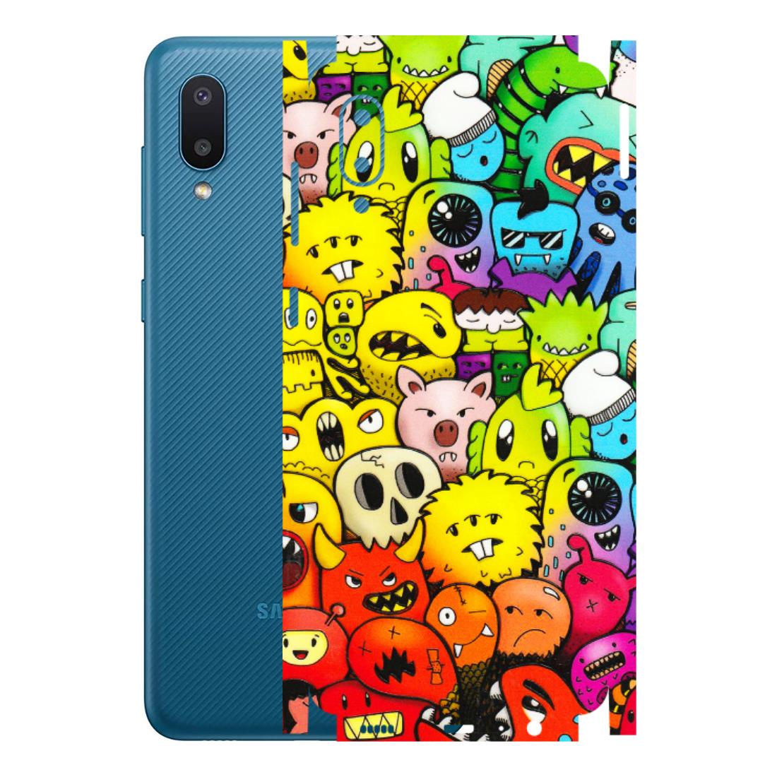 Samsung M/F/Note/Flip and C Phone Skins (All Models) - Angry Funkies - 3D Embossed Finish (L-169) Samsung Galaxy M02