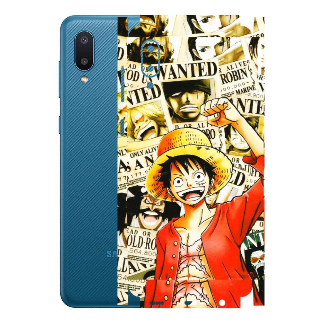 Samsung M/F/Note/Flip and C Phone Skins (All Models) - Luffy Anime - 3D Embossed Finish (L-177) Samsung Galaxy M02
