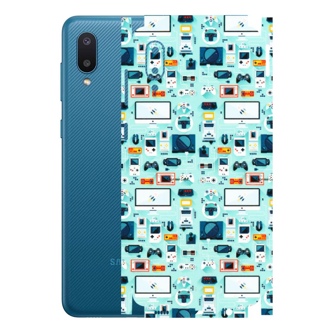 Samsung M/F/Note/Flip and C Phone Skins (All Models) - Gadgets Doodle - 3D Embossed Finish (L-184) Samsung Galaxy M02