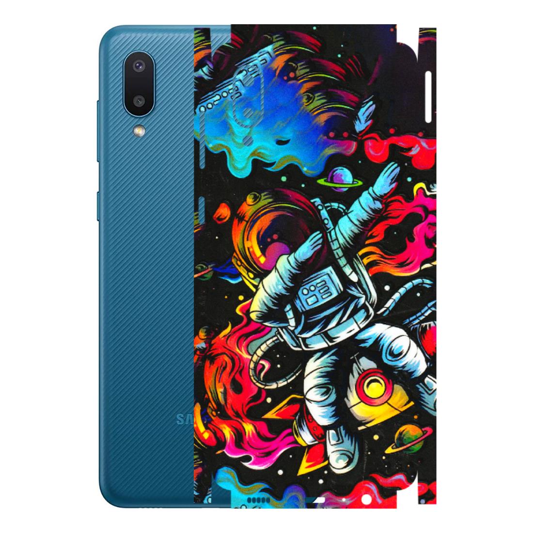 Samsung M/F/Note/Flip and C Phone Skins (All Models) - Astronaut Dope - 3D Embossed Finish (L-191) Samsung Galaxy M02