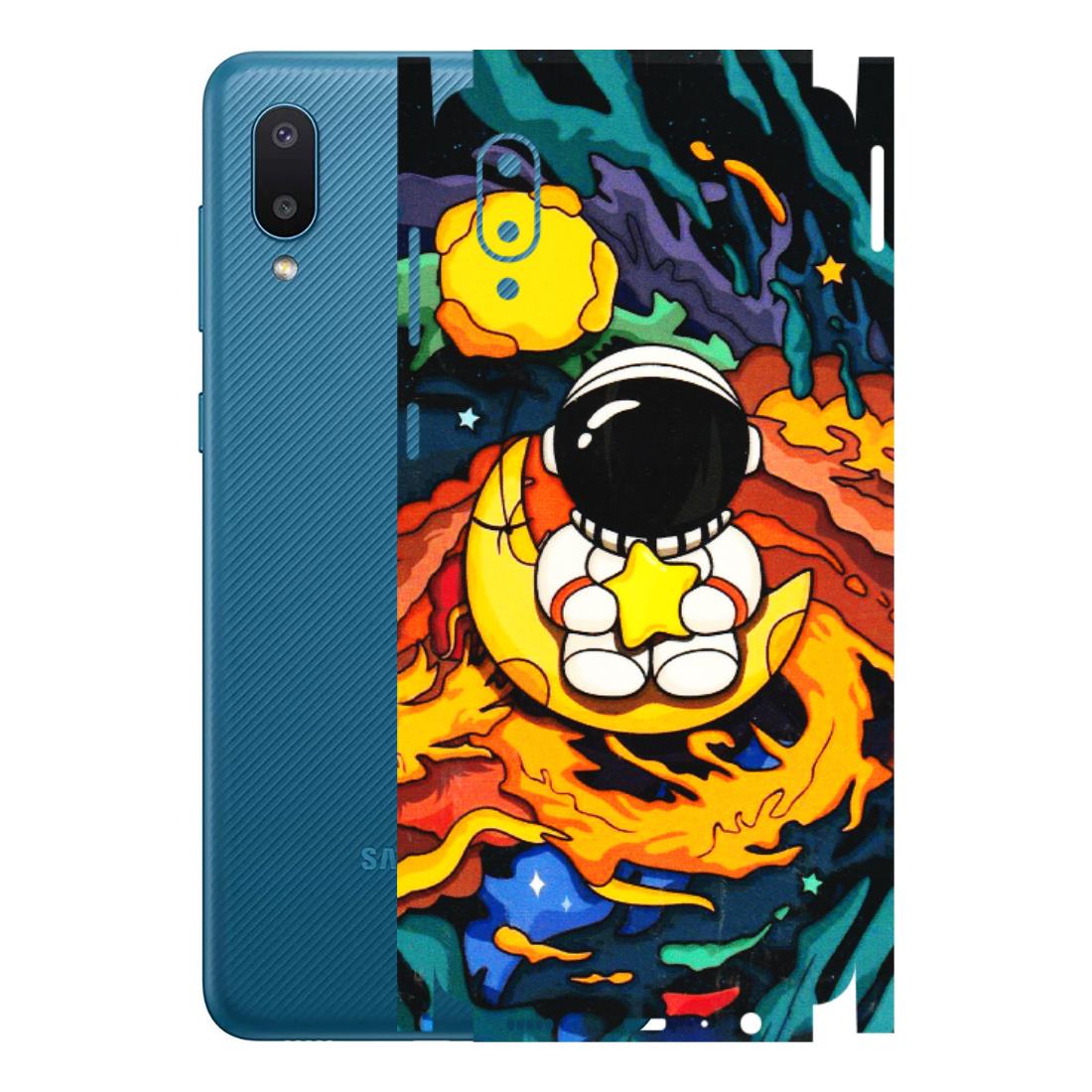 Samsung M/F/Note/Flip and C Phone Skins (All Models) - Baby Astronaut - 3D Embossed Finish (L-197) Samsung Galaxy M02