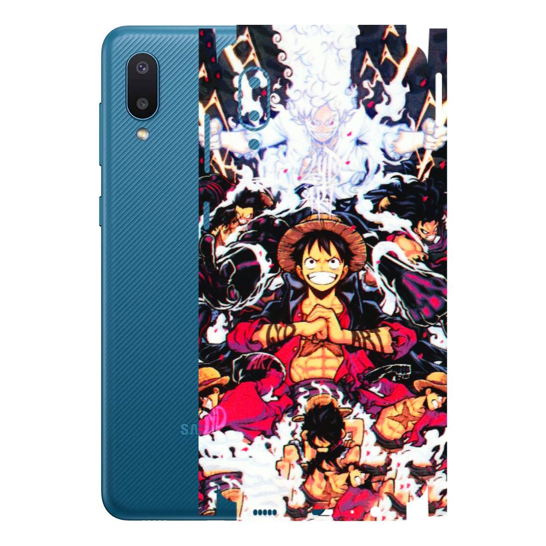 Samsung M/F/Note/Flip and C Phone Skins (All Models) - Luffy Anime Character - 3D Embossed Finish (L-203) Samsung Galaxy M02
