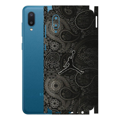 Samsung M/F/Note/Flip and C Phone Skins (All Models) - Basketball Player Artwork - 3D Embossed Finish (L-215) Samsung Galaxy M02