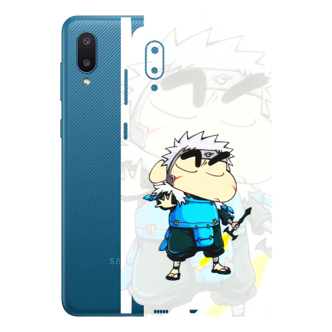 Samsung M/F/Note/Flip and C Phone Skins (All Models) - Angry Young Shinchan - 3D Embossed Finish (L-226) Samsung Galaxy M02