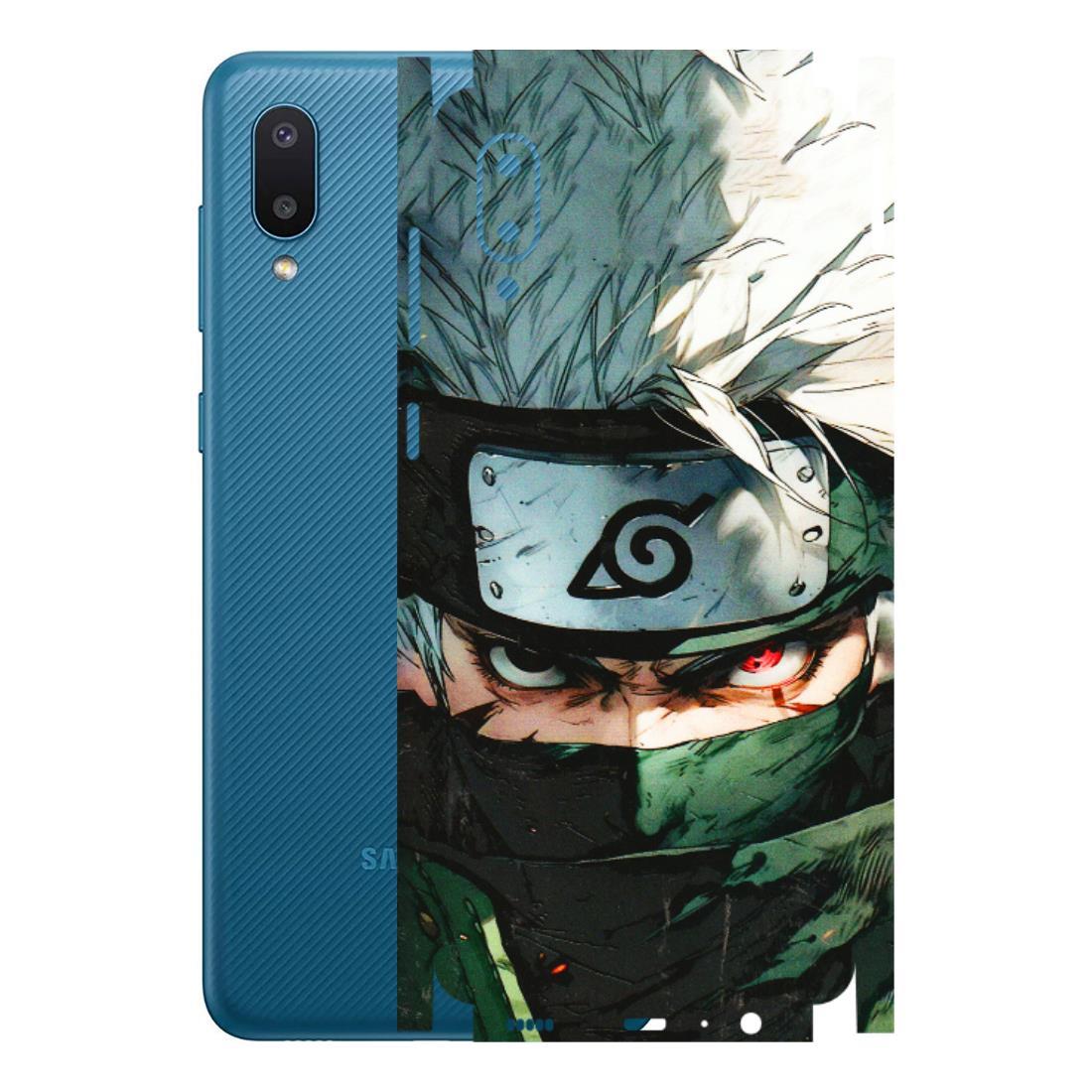 Samsung M/F/Note/Flip and C Phone Skins (All Models) - Kakashi Red Eye Focus - 3D Embossed Finish (L-227) Samsung Galaxy M02