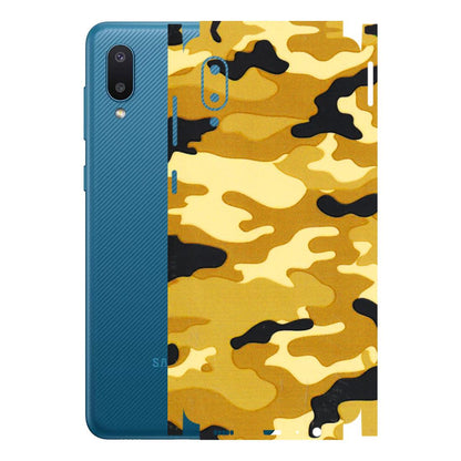 Samsung M/F/Note/Flip and C Phone Skins (All Models) - Indian Camo - 3D Embossed Finish (L-228) Samsung Galaxy M02