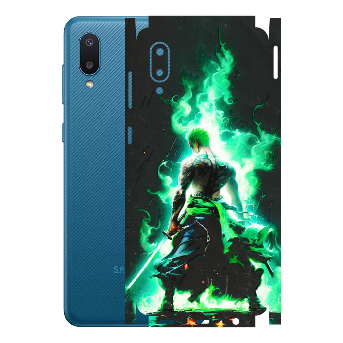 Samsung M/F/Note/Flip and C Phone Skins (All Models) - Zoro Sword - 3D Embossed Finish (L-241) Samsung Galaxy M02