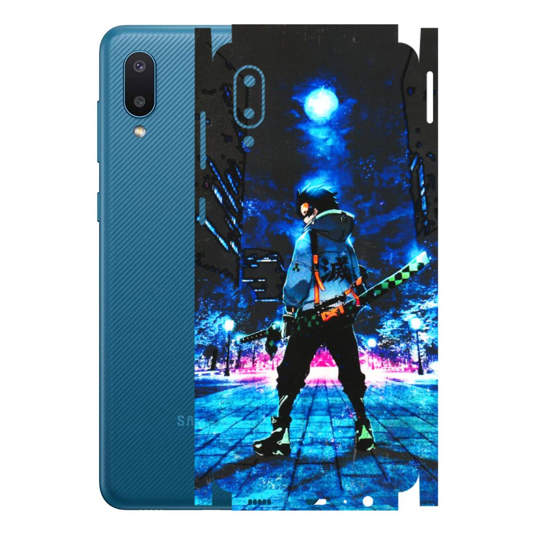 Samsung M/F/Note/Flip and C Phone Skins (All Models) - Demon Slayer Sword - 3D Embossed Finish (L-247) Samsung Galaxy M02