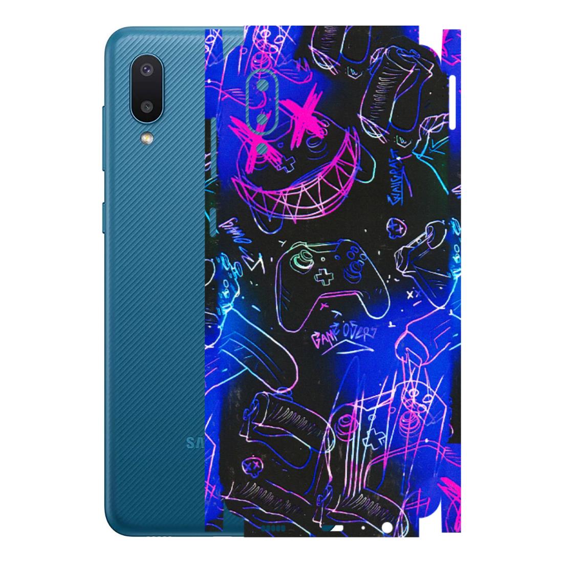 Samsung M/F/Note/Flip and C Phone Skins (All Models) - Gamers Paradise - 3D Embossed Finish (L-258) Samsung Galaxy M02