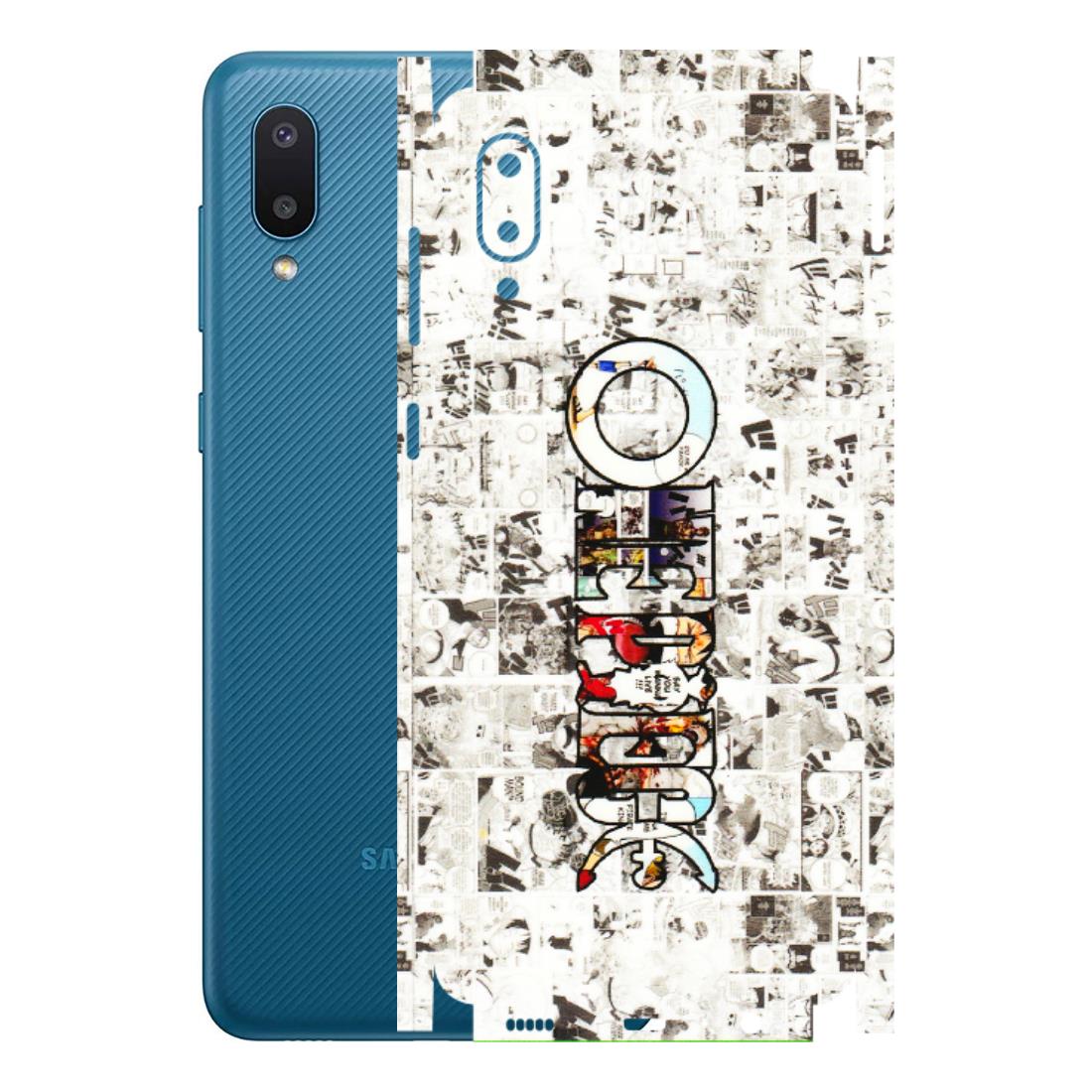 Samsung M/F/Note/Flip and C Phone Skins (All Models) - One Piece Manga - 3D Embossed Finish (L-26) Samsung Galaxy M02