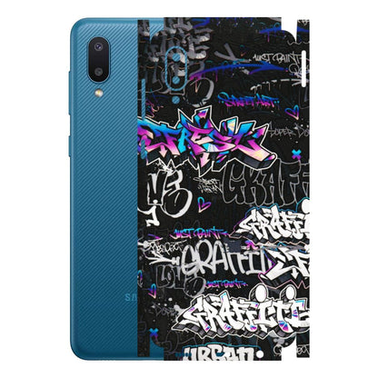 Samsung M/F/Note/Flip and C Phone Skins (All Models) - Graffiti Killer - 3D Embossed Finish (L-274) Samsung Galaxy M02