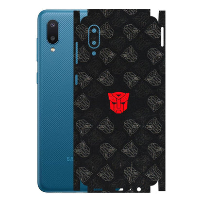 Samsung M/F/Note/Flip and C Phone Skins (All Models) - Transformers Devastation - 3D Embossed Finish (L-301) Samsung Galaxy M02