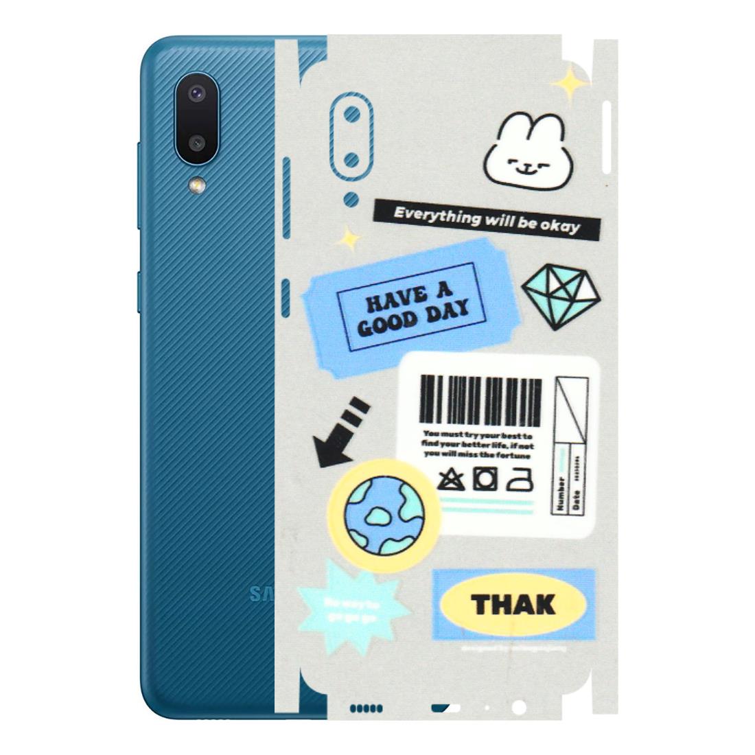 Samsung M/F/Note/Flip and C Phone Skins (All Models) - Will Be Okay Design - 3D Embossed Finish (L-316) Samsung Galaxy M02