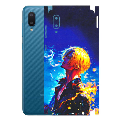 Samsung M/F/Note/Flip and C Phone Skins (All Models) - Sanji Vinsmoke One Piece - 3D Embossed Finish (L-319) Samsung Galaxy M02