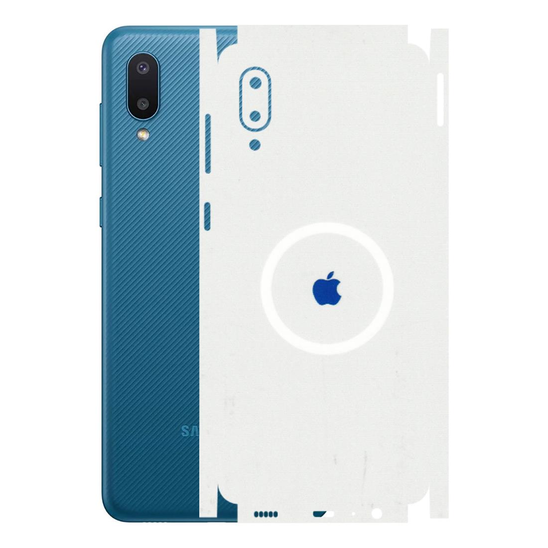 Samsung M/F/Note/Flip and C Phone Skins (All Models) - iPhone Magsafe Logo - 3D Embossed Finish (L-320) Samsung Galaxy M02