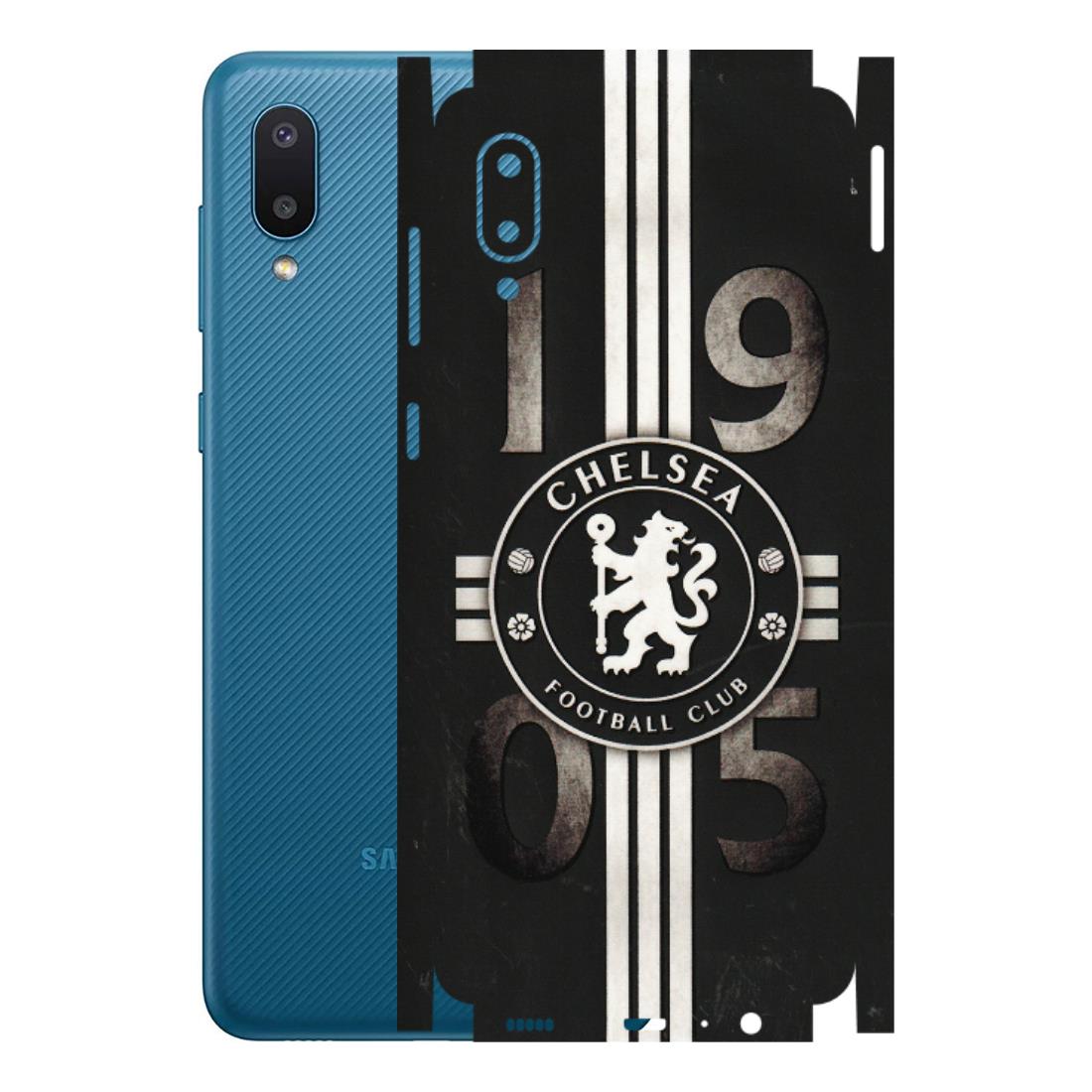 Samsung M/F/Note/Flip and C Phone Skins (All Models) - Chelsea Fan Club - 3D Embossed Finish (L-36) Samsung Galaxy M02
