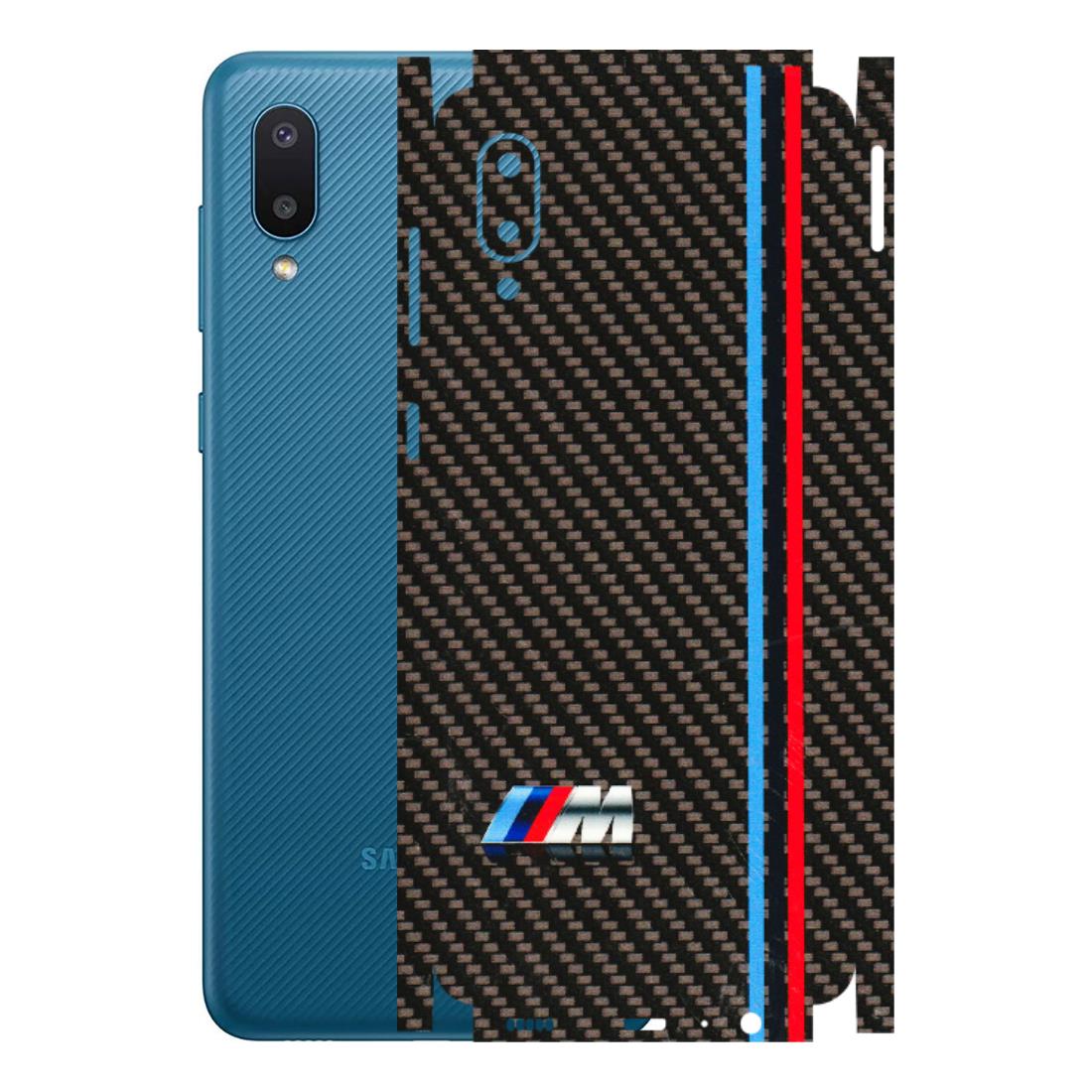 Samsung M/F/Note/Flip and C Phone Skins (All Models) - BM Carbon Fiber Feels - 3D Embossed Finish (L-38) Samsung Galaxy M02