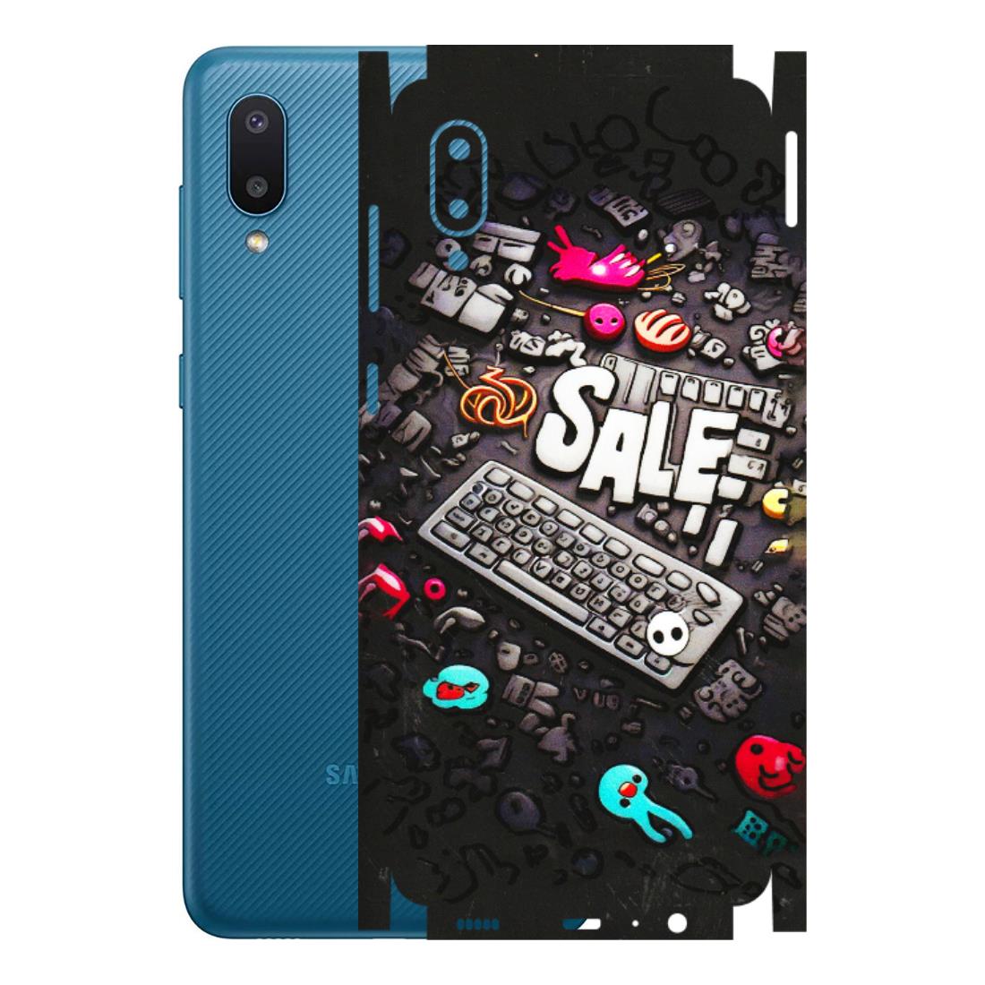 Samsung M/F/Note/Flip and C Phone Skins (All Models) - Gadgets Sale - 3D Embossed Finish (L-50) Samsung Galaxy M02
