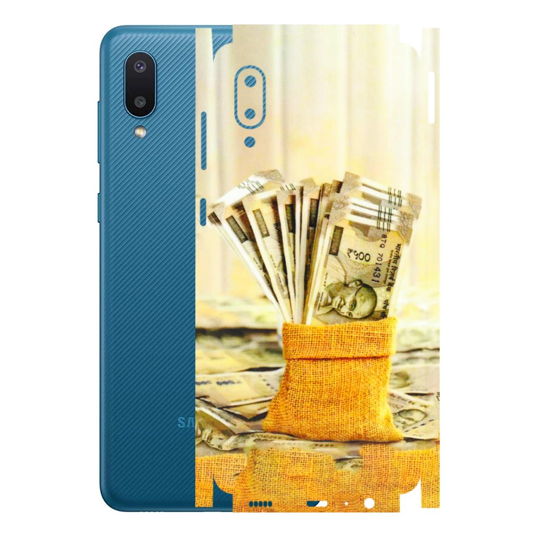 Samsung M/F/Note/Flip and C Phone Skins (All Models) - Show Me The Money - 3D Embossed Finish (L-52) Samsung Galaxy M02