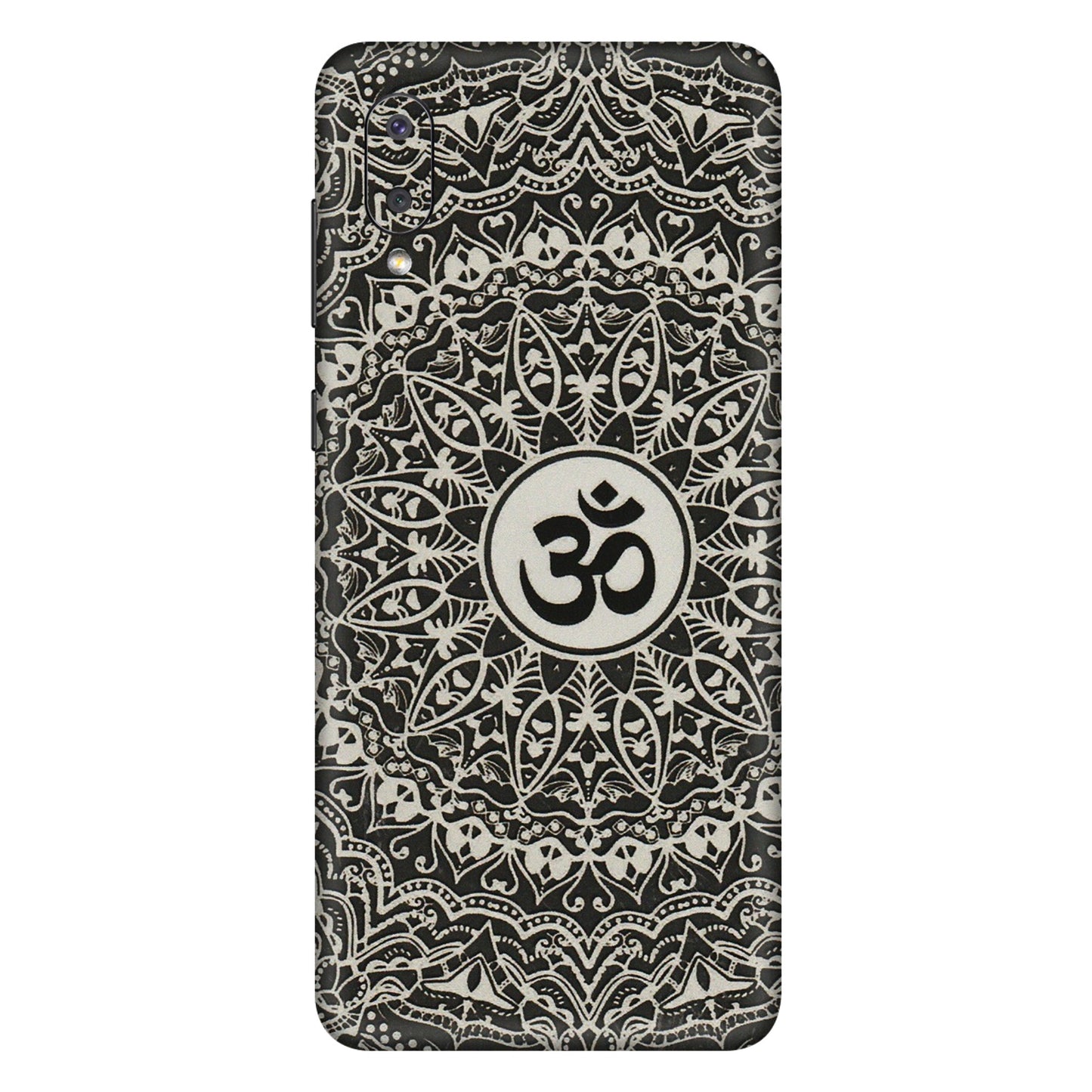 Samsung M/F/Note/Flip and C Phone Skins (All Models) - Aum Elegant Mandala - 3D Embossed Finish (L-62) Samsung Galaxy M02
