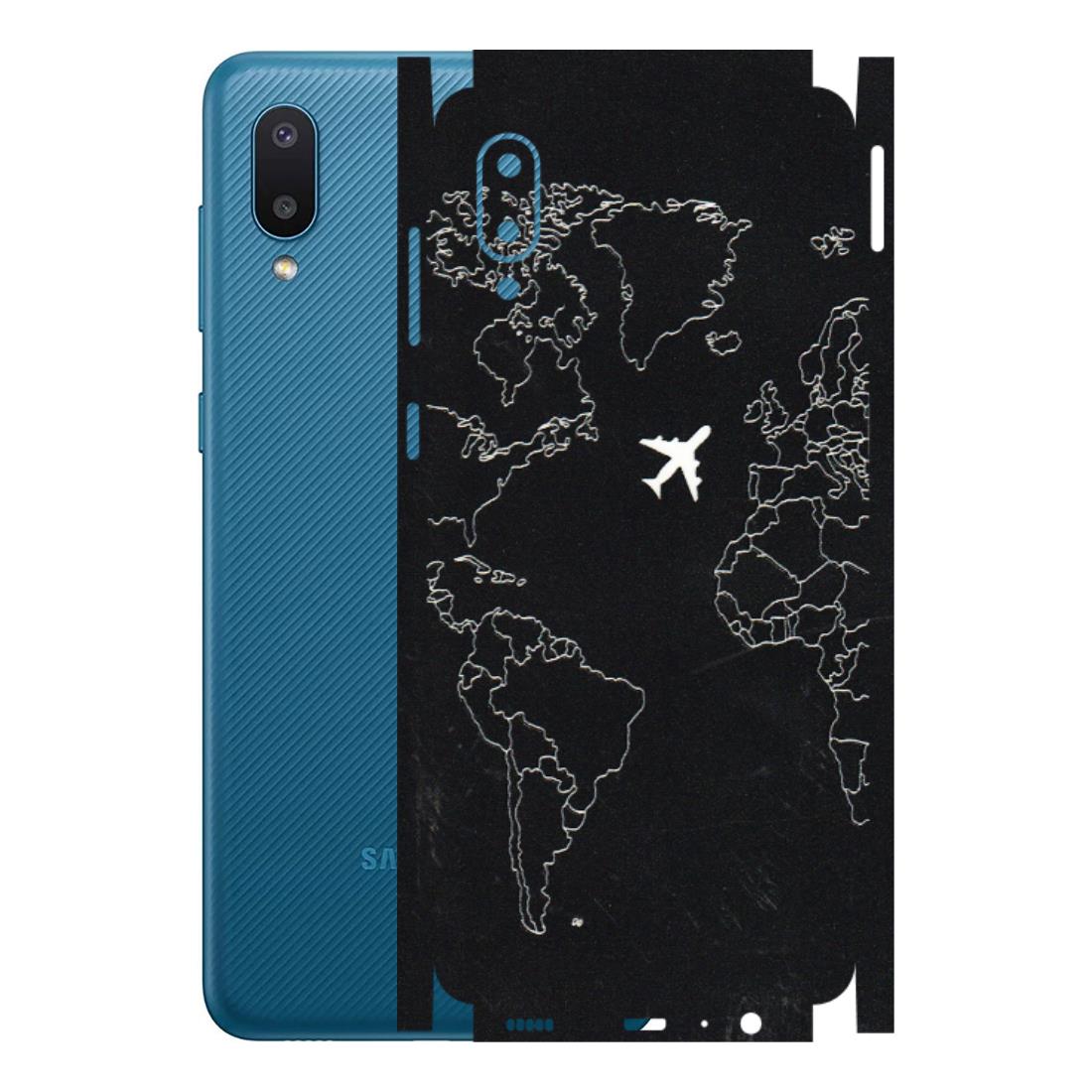 Samsung M/F/Note/Flip and C Phone Skins (All Models) - Never Ending Travel - 3D Embossed Finish (L-79) Samsung Galaxy M02