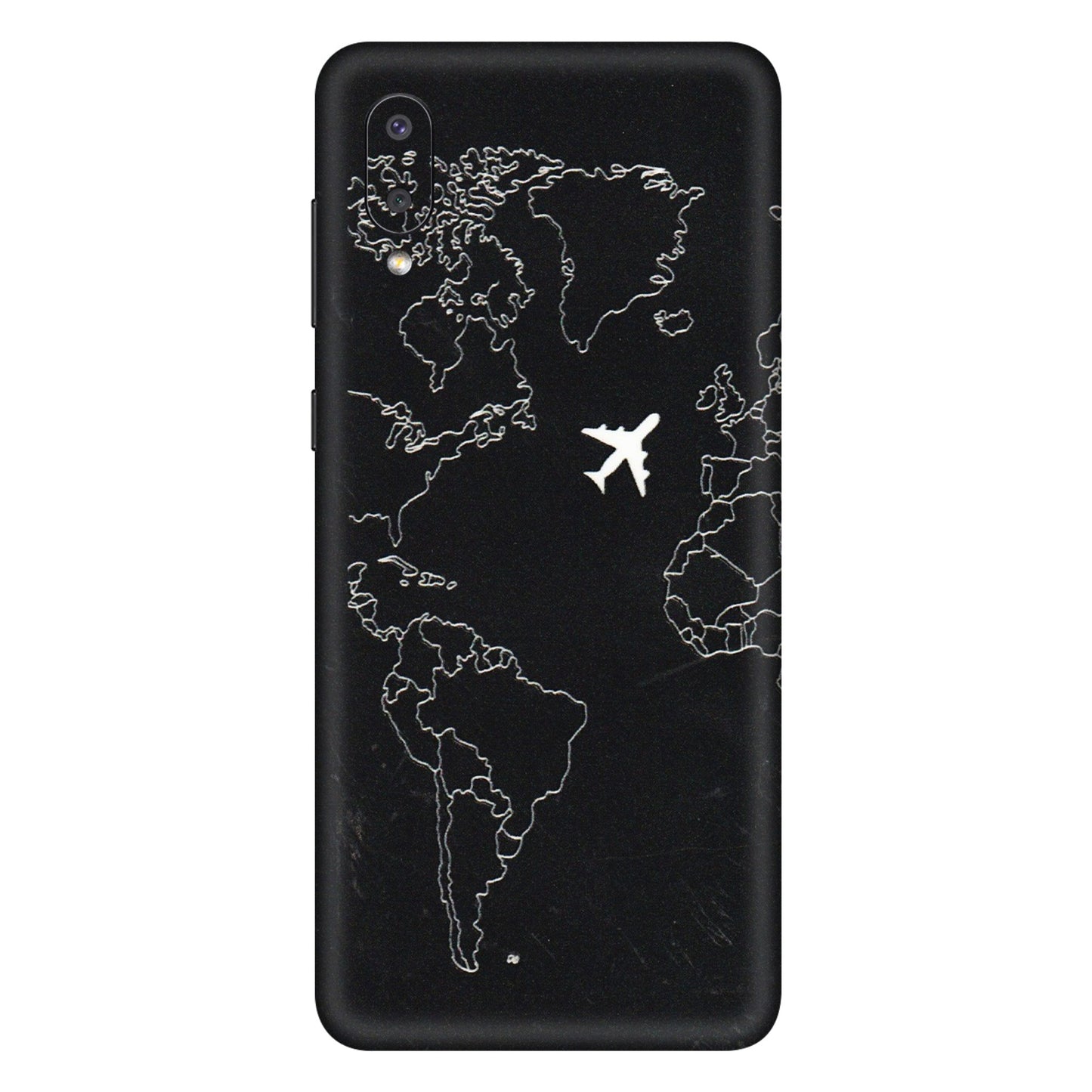 Samsung M/F/Note/Flip and C Phone Skins (All Models) - Never Ending Travel - 3D Embossed Finish (L-79) Samsung Galaxy M02