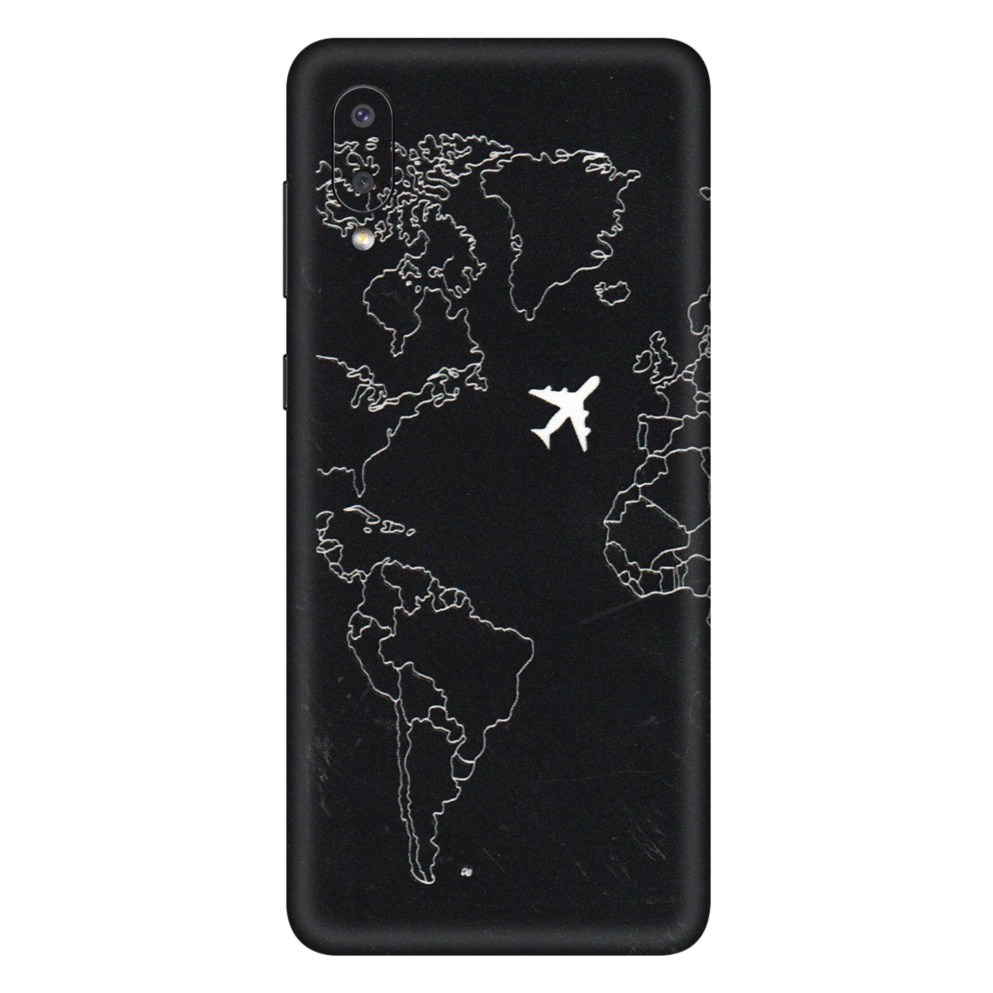 Samsung M/F/Note/Flip and C Phone Skins (All Models) - Never Ending Travel - 3D Embossed Finish (L-79) Samsung Galaxy M02