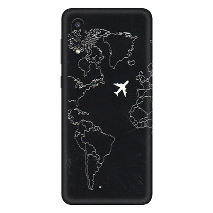Samsung M/F/Note/Flip and C Phone Skins (All Models) - Never Ending Travel - 3D Embossed Finish (L-79) Samsung Galaxy M02