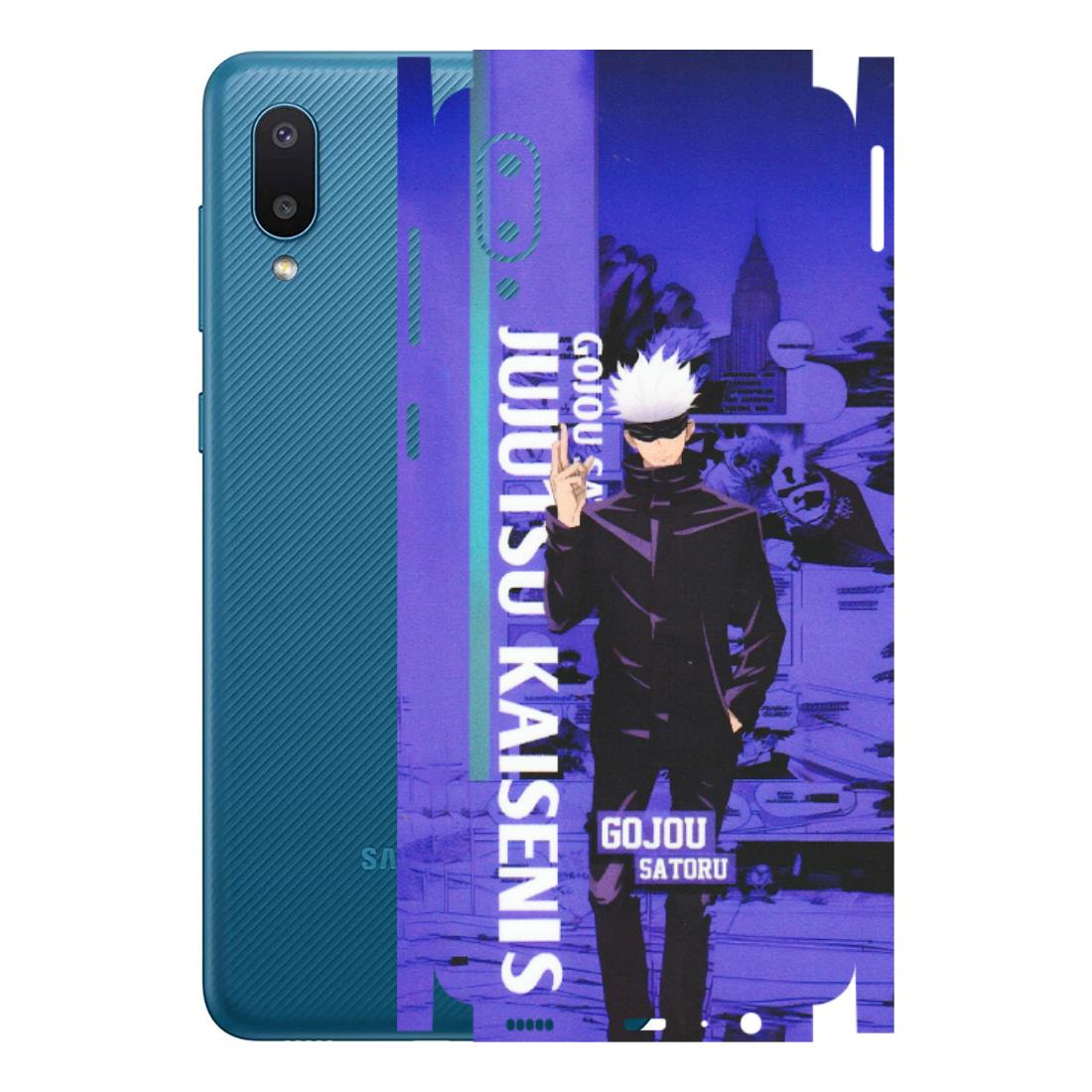 Samsung M/F/Note/Flip and C Phone Skins (All Models) - Jujutsu Kaisen Gojo - Matte Finish (M-05) Samsung Galaxy M02