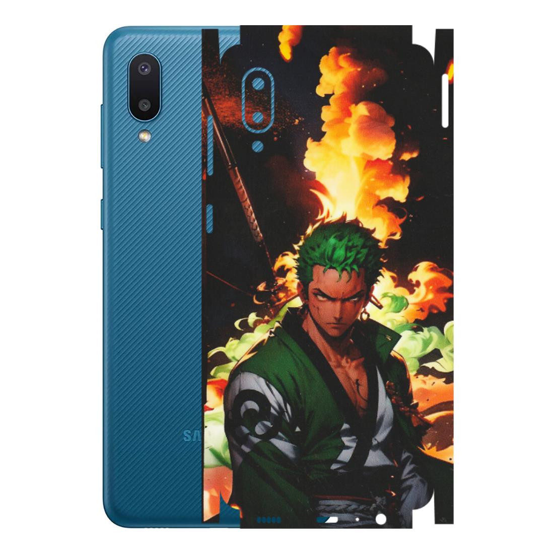 Samsung M/F/Note/Flip and C Phone Skins (All Models) - Roronoa Zoro - Matte Finish (M-102) Samsung Galaxy M02