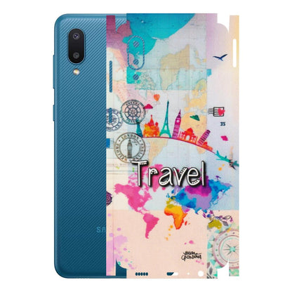 Samsung M/F/Note/Flip and C Phone Skins (All Models) - Travel The Wonders - Matte Finish (M-108) Samsung Galaxy M02