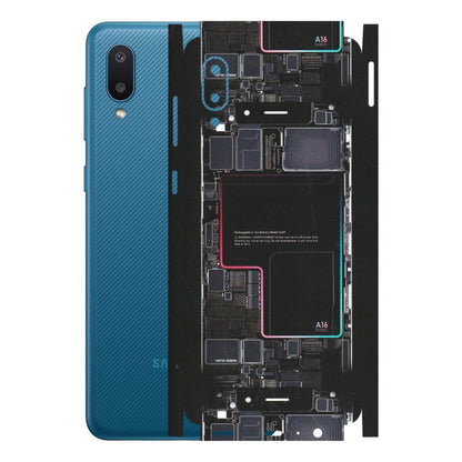 Samsung M/F/Note/Flip and C Phone Skins (All Models) - Motherboard Circuit Layout - Matte Finish (M-117) Samsung Galaxy M02