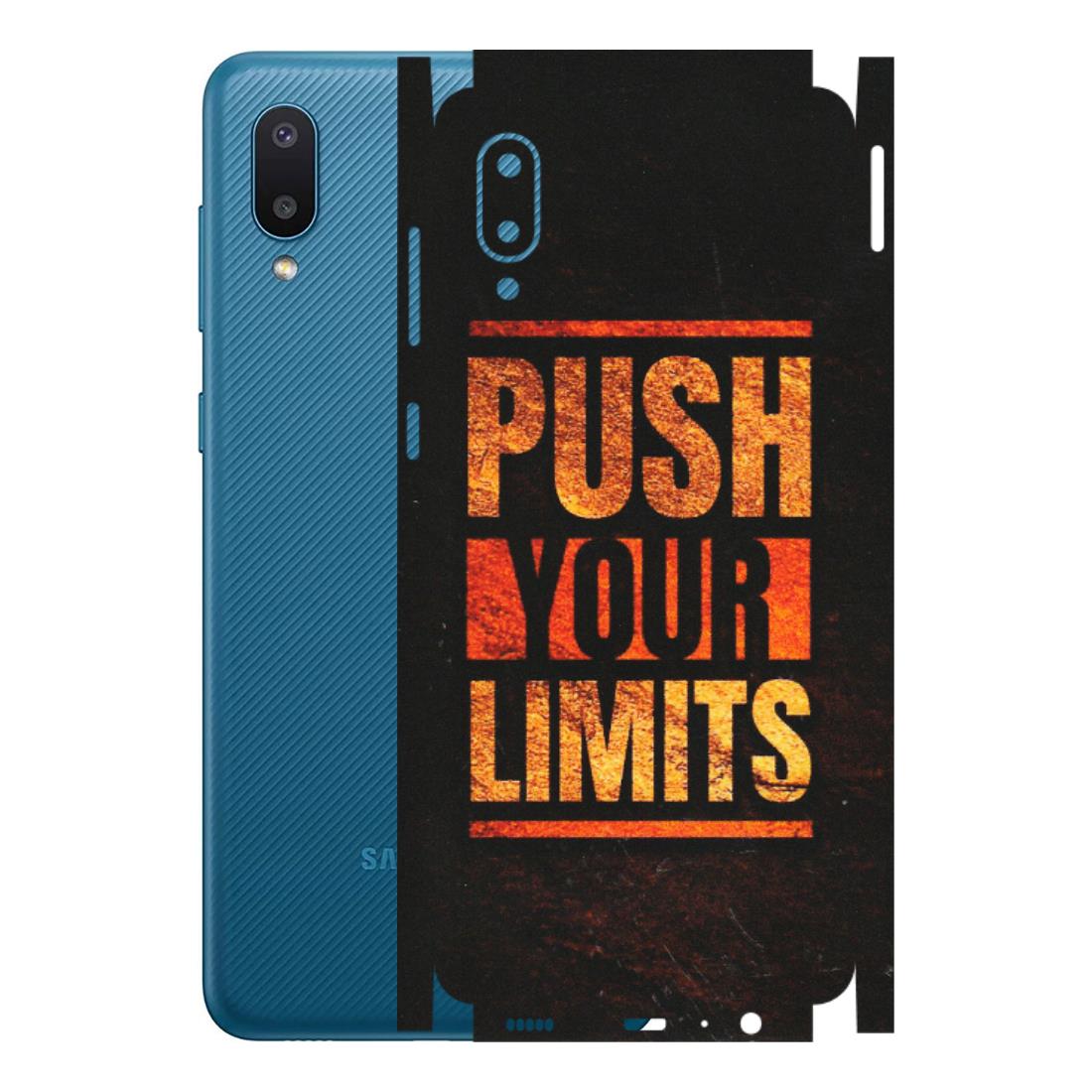 Samsung M/F/Note/Flip and C Phone Skins (All Models) - Push Your Limits - Matte Finish (M-118) Samsung Galaxy M02