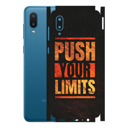 Samsung M/F/Note/Flip and C Phone Skins (All Models) - Push Your Limits - Matte Finish (M-118) Samsung Galaxy M02