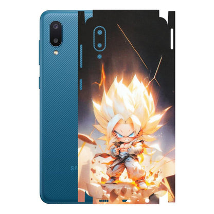 Samsung M/F/Note/Flip and C Phone Skins (All Models) - Goku Dragon Cute Anime - Matte Finish (M-131) Samsung Galaxy M02