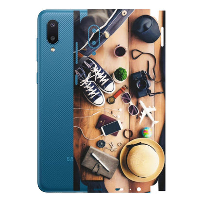 Samsung M/F/Note/Flip and C Phone Skins (All Models) - Travel Wanderlust - Matte Finish (M-133) Samsung Galaxy M02