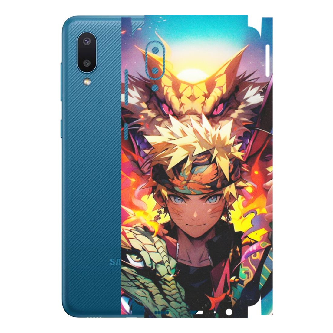 Samsung M/F/Note/Flip and C Phone Skins (All Models) - Angry Naruto Anime - Matte Finish (M-148) Samsung Galaxy M02