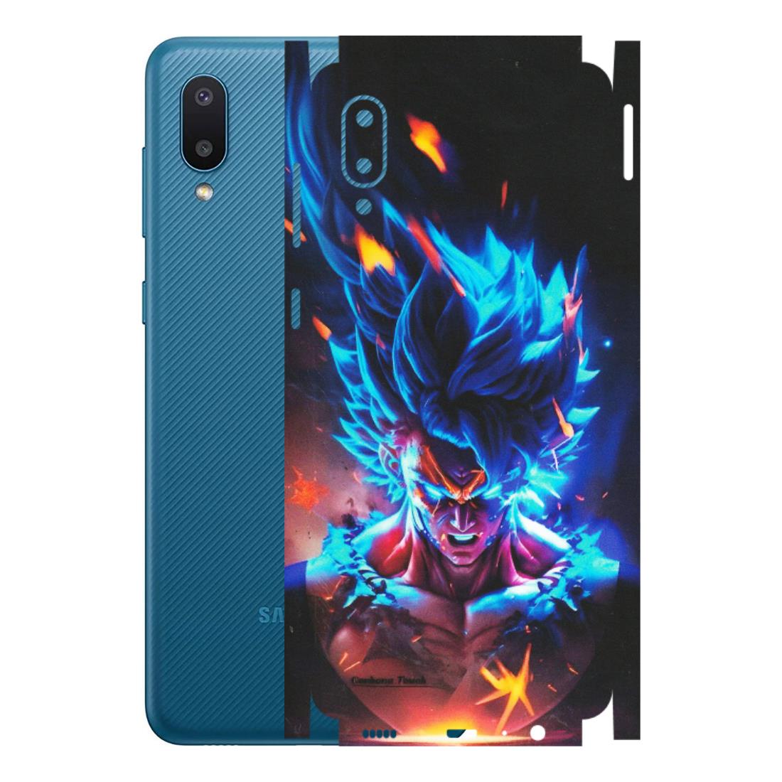 Samsung M/F/Note/Flip and C Phone Skins (All Models) - Angry Goku Dragon Ball Anime - Matte Finish (M-150) Samsung Galaxy M02