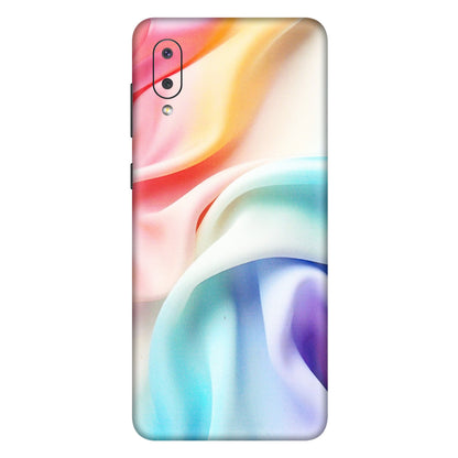 Samsung M/F/Note/Flip and C Phone Skins (All Models) - Colourful Silk Cloth - Matte Finish (M-165) Samsung Galaxy M02