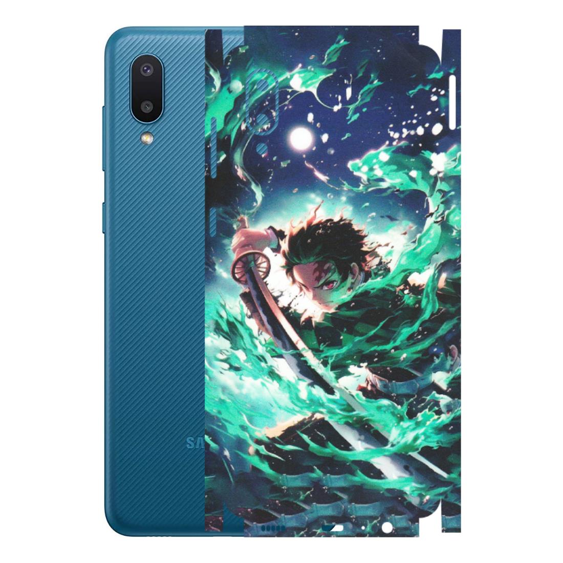 Samsung M/F/Note/Flip and C Phone Skins (All Models) - Sword Fighter Anime - Matte Finish (M-29) Samsung Galaxy M02