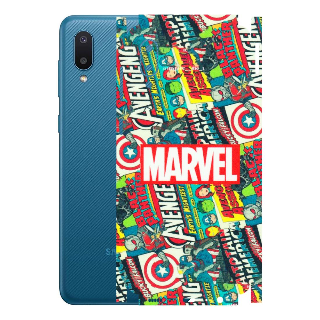 Samsung M/F/Note/Flip and C Phone Skins (All Models) - Marvel Comic Lover - Matte Finish (M-30) Samsung Galaxy M02