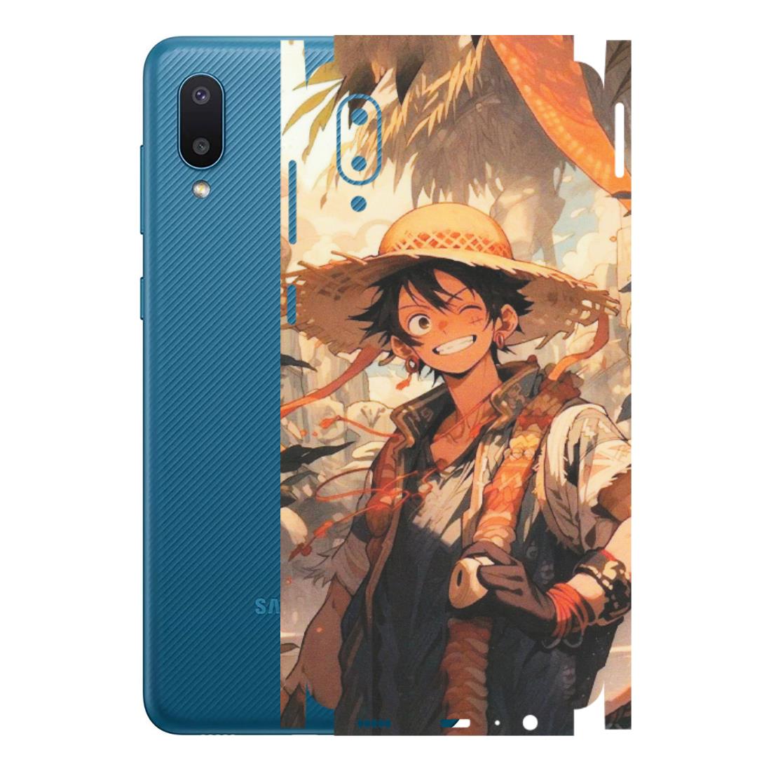 Samsung M/F/Note/Flip and C Phone Skins (All Models) - Anime Character Smile - Matte Finish (M-33) Samsung Galaxy M02