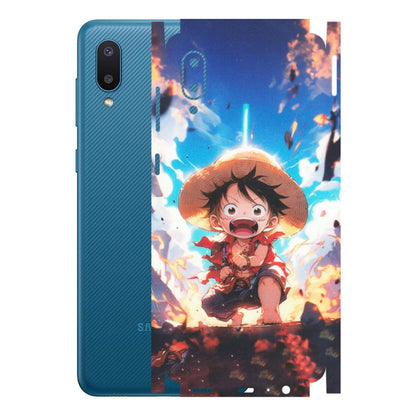 Samsung M/F/Note/Flip and C Phone Skins (All Models) - Toon One Piece Cute Character - Matte Finish (M-35) Samsung Galaxy M02